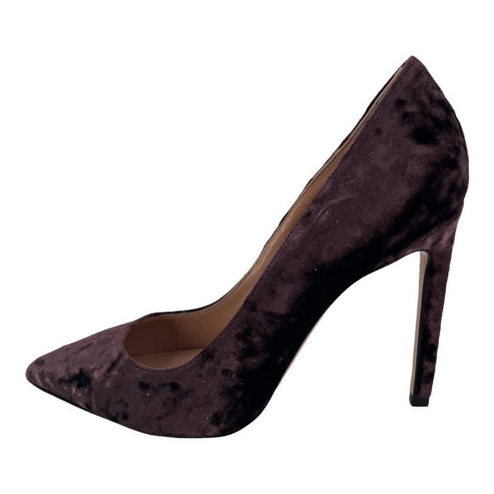Marco Barbabella Italy Pumps Velvet Brown Heels Women's Sz 35 / 5 NIB $600